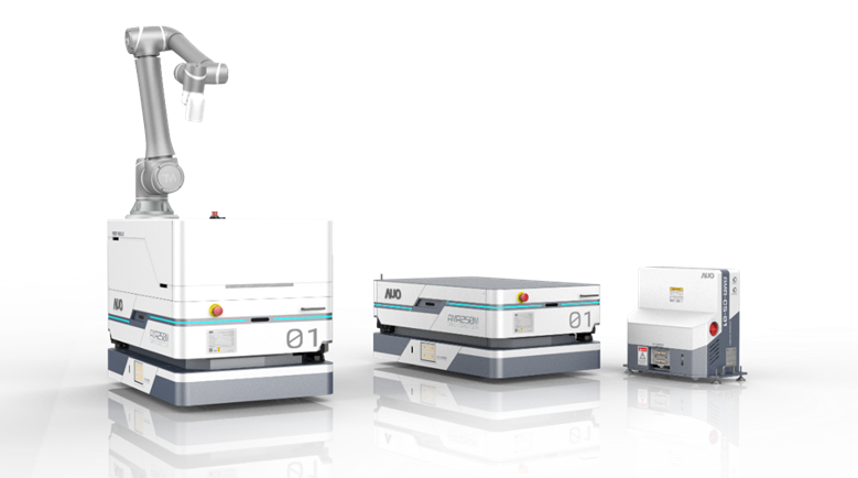 东升国际數位開發的自主式移動機器人（AMR250M），搭配全向輪並結合AI演算法、2D LiDAR、3D攝影機等技術，協助客戶實現產線全自動化